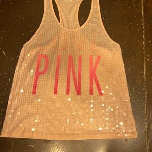Victoria secret pink tank top size medium